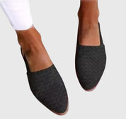 Solange Bergström | Tan Woven Leather Orthopedic Flat Loafer