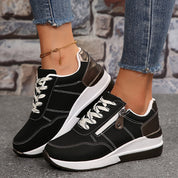 Freya Lindqvist | Women's Navy Blue Orthopedic Lace-Up Sneaker