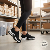 ShiftFOX™ | Women's 12-Hour Comfort Shoes for Nurses, Heel & Back Pain Relief
