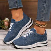 Ingrid Halvorsen | Orthopedic Denim Sneakers with Arch Support