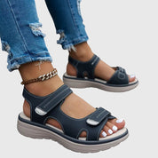 Britta Solvang | Orthopedic Platform Sandals in Taupe