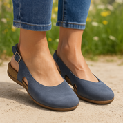 Margaux Delville | Blue Orthopedic Slingback Sandals for Women