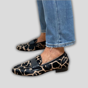Violette Sancerre | Animal Print Orthopedic Loafers
