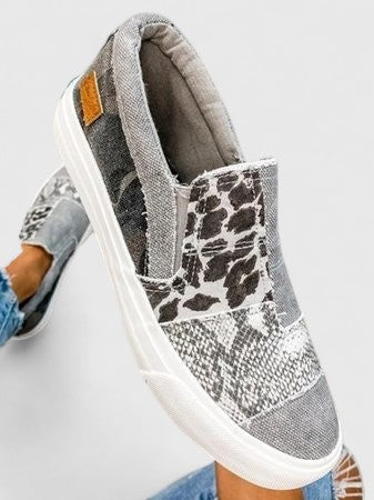 Théodine Blackwell | Animal Print Slip-On Orthopedic Loafers