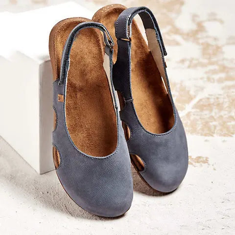 Margaux Delville | Blue Orthopedic Slingback Sandals for Women