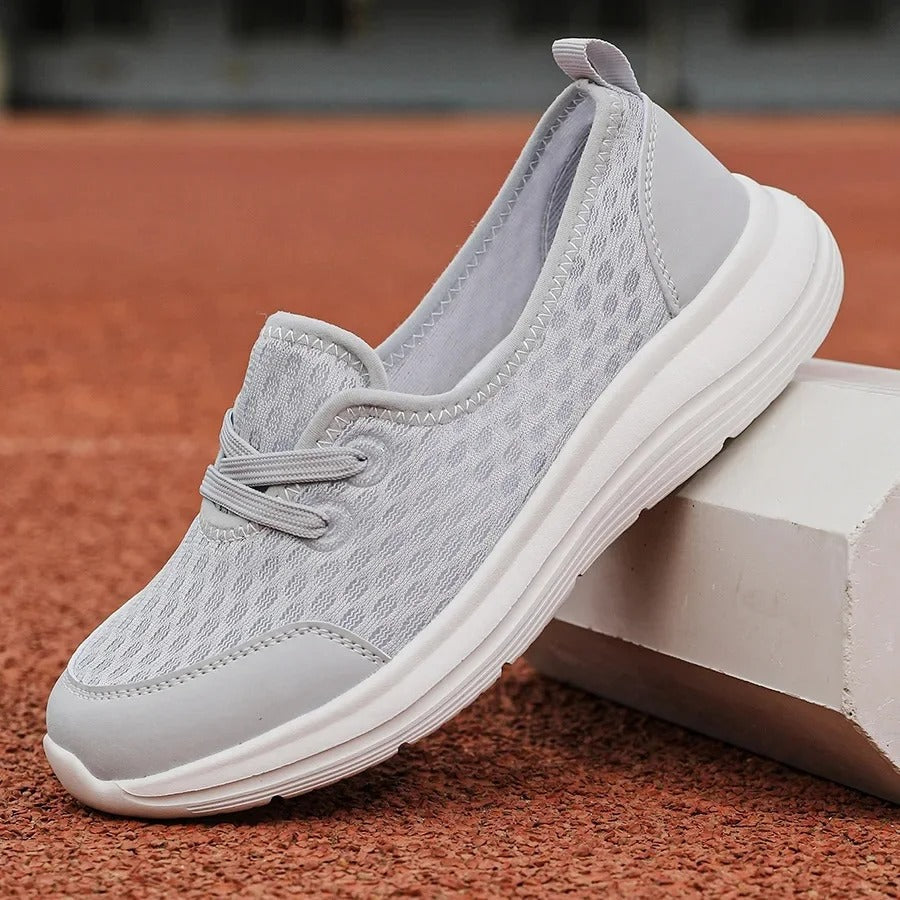 CloudFOX™ | Women's Lightweight Slip-On Walking Shoes for All-Day Comfort & Cool Feet