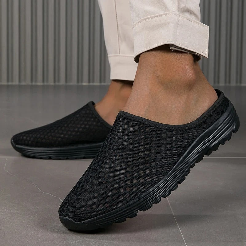 OrthoFOX™ | Unisex Breathable Mesh Slip-On Mules for All-Day Orthopedic Comfort