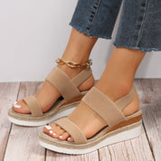 Sigrid Holmberg | Orthopedic Platform Sandals in Beige