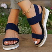 Sigrid Holmberg | Orthopedic Platform Sandals in Beige