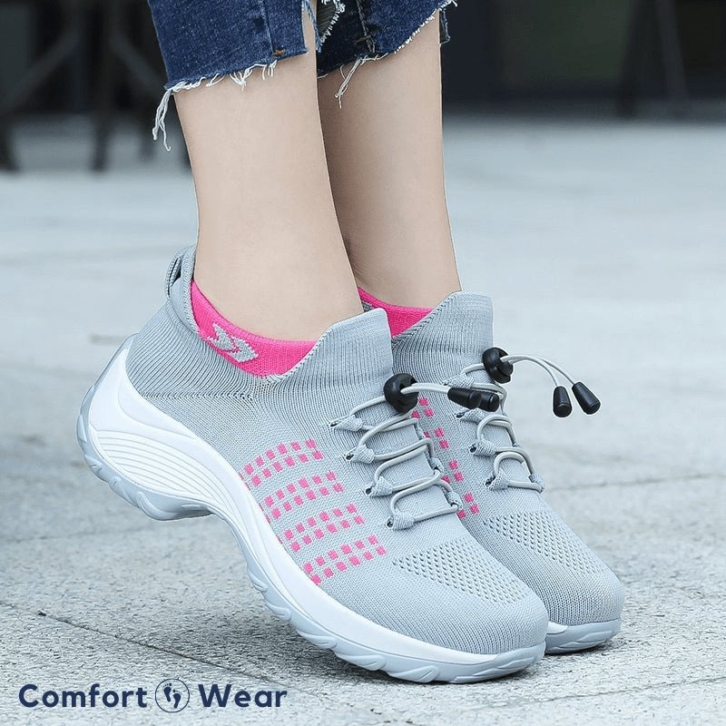 OrthoFOX™ | Women's Orthopedic Stretch Knit Shoes for Bunions, Heel & Arch Pain Relief