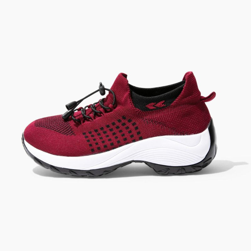 ShiftFOX™ | Women's 12-Hour Comfort Shoes for Nurses & Service Workers — Heel, Knee & Back Pain Relief (Purple)