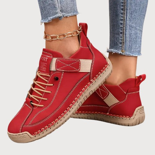 Aurore Bellemont | White Orthopedic Slip-On Sneakers for Women